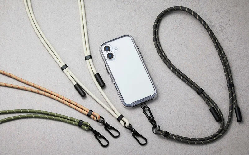 充電ケーブルにもなる、スマホショルダーストラップ　エレコムから