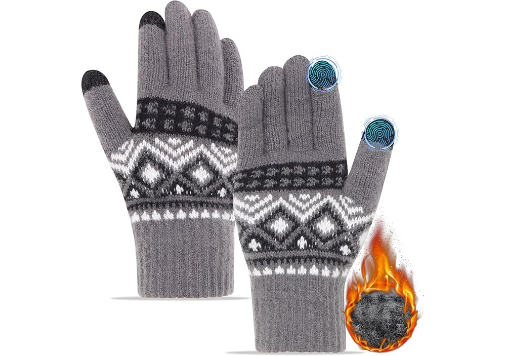 スマホも操作できる防寒手袋、リブニット編みで伸縮と保温を両立　今なら43％オフ