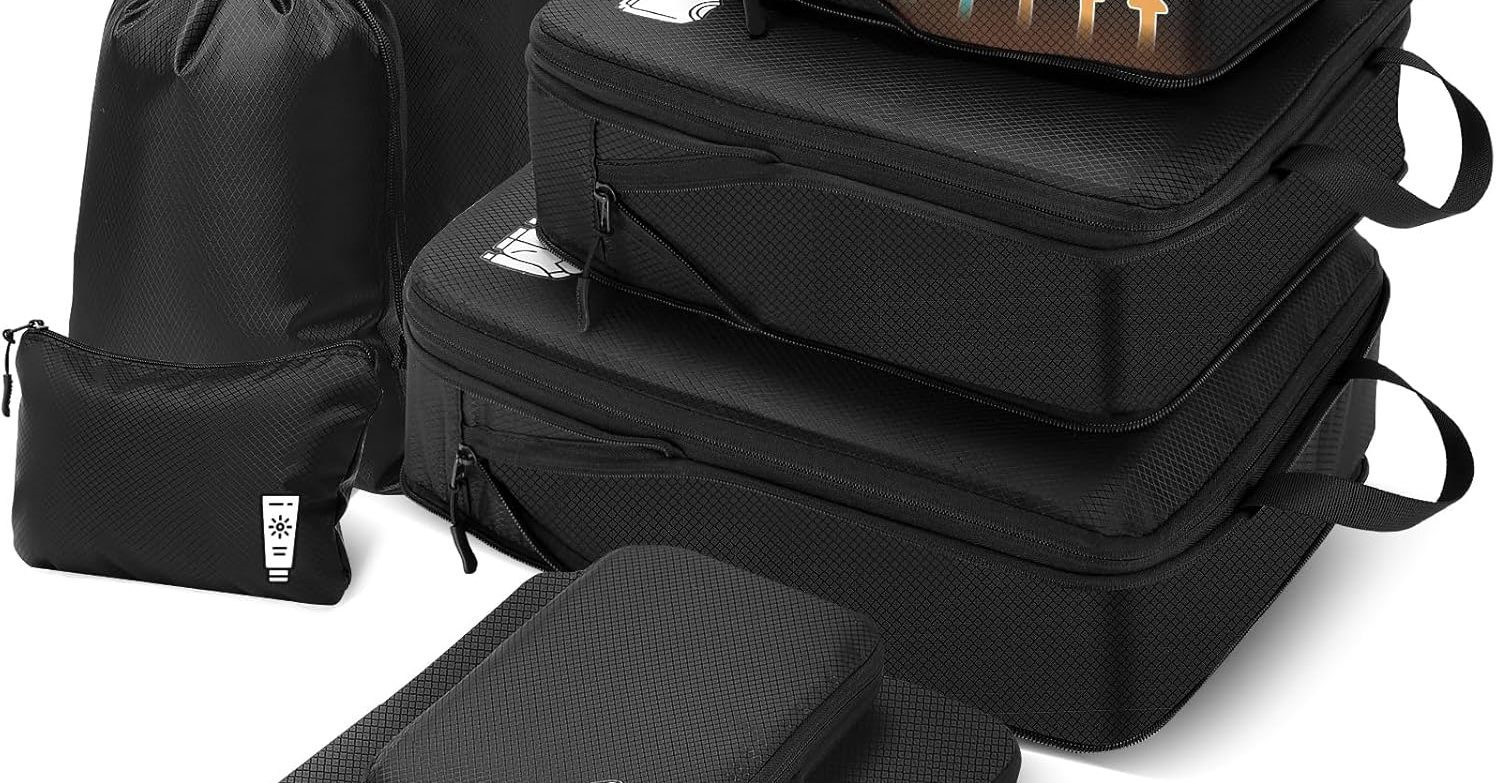 荷物をスマートに整理できる8点セット「Samfolk トラベルポーチ」がセールで2880円に