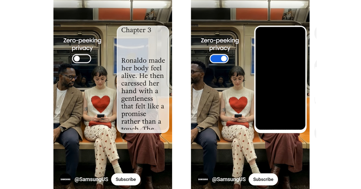 Samsung、「Galaxy S26」(仮)の覗き見防止機能のティーザー動画公開