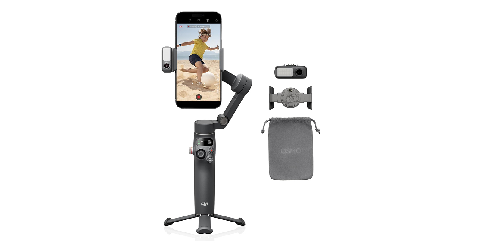 Vlog撮影に便利な3軸ジンバル「DJI Osmo Mobile 7P」が35％オフの1万