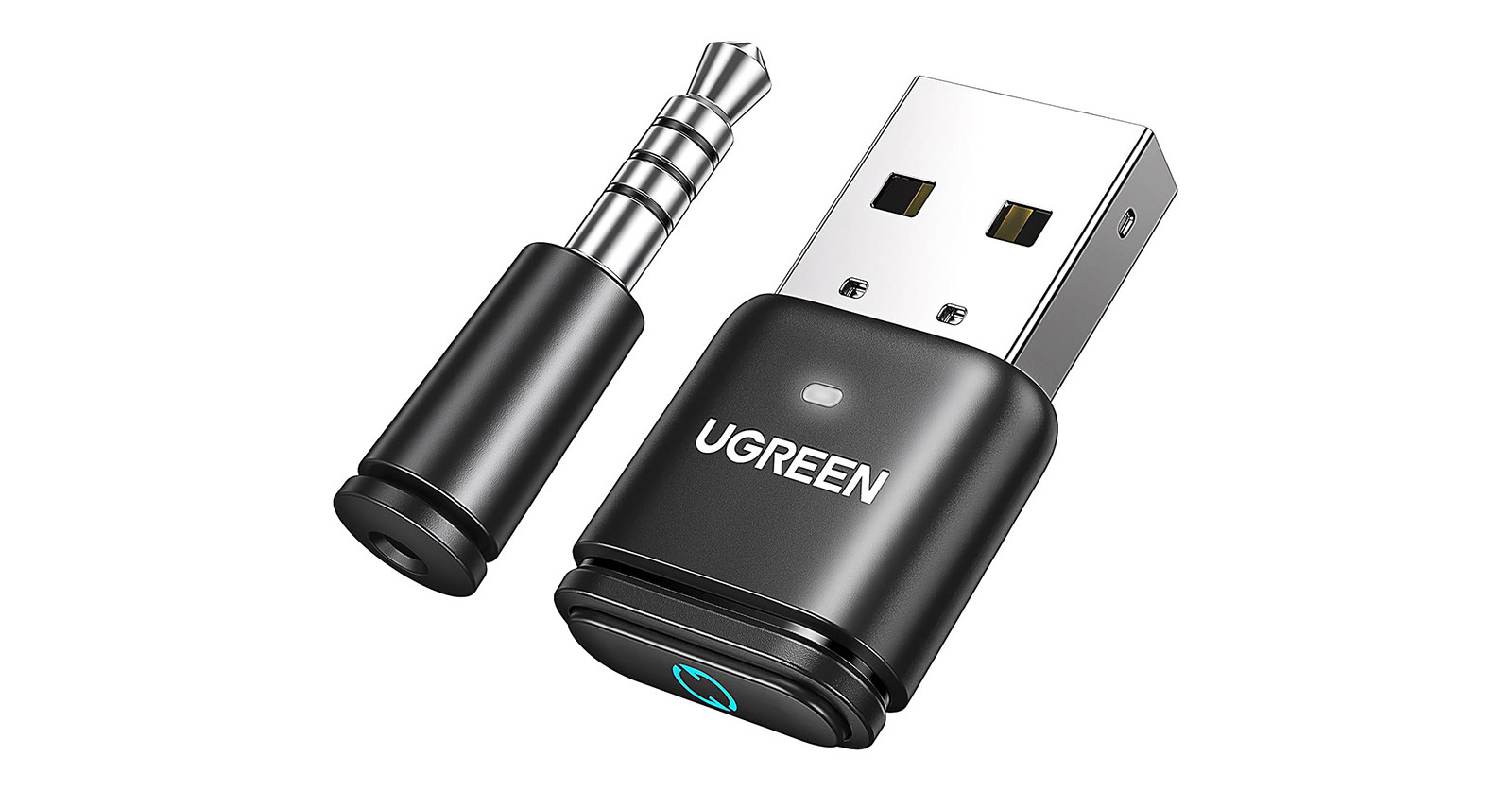 60ms未満の音声遅延速度で端末をワイヤレス化「UGREEN USBオーディオトランスミッター」が30％オフの2309円に