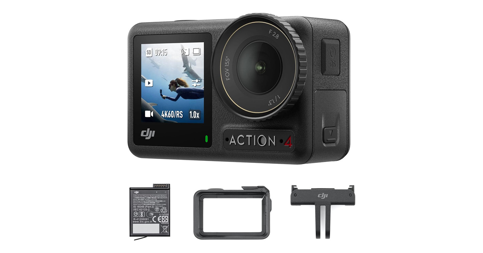低照度でも明るく撮れるアクションカメラ「DJI Osmo Action 4」が12％オフの2万9260円に