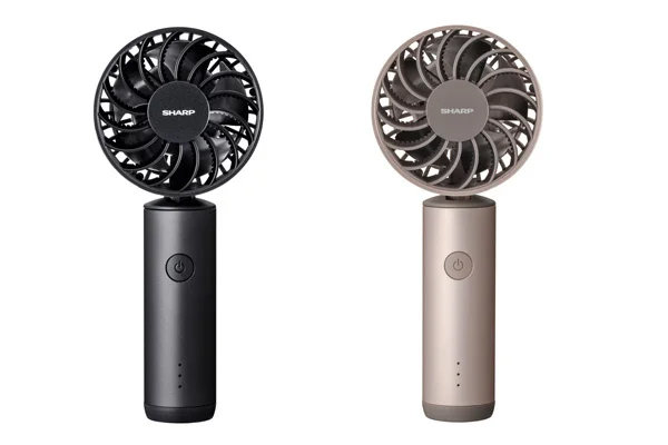 シャープがハンディファンを発表、「プラズマクラスター」搭載で衣類の消臭効果も