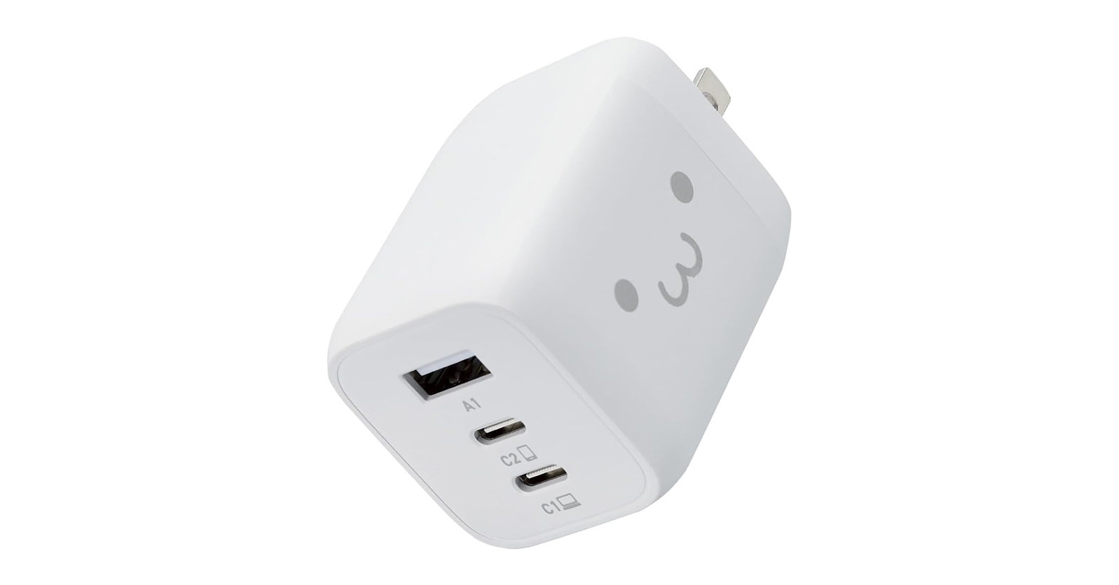 かわいい顔して65W給電「エレコム 充電器 EC-AC4465WF」が11％オフの3090円に