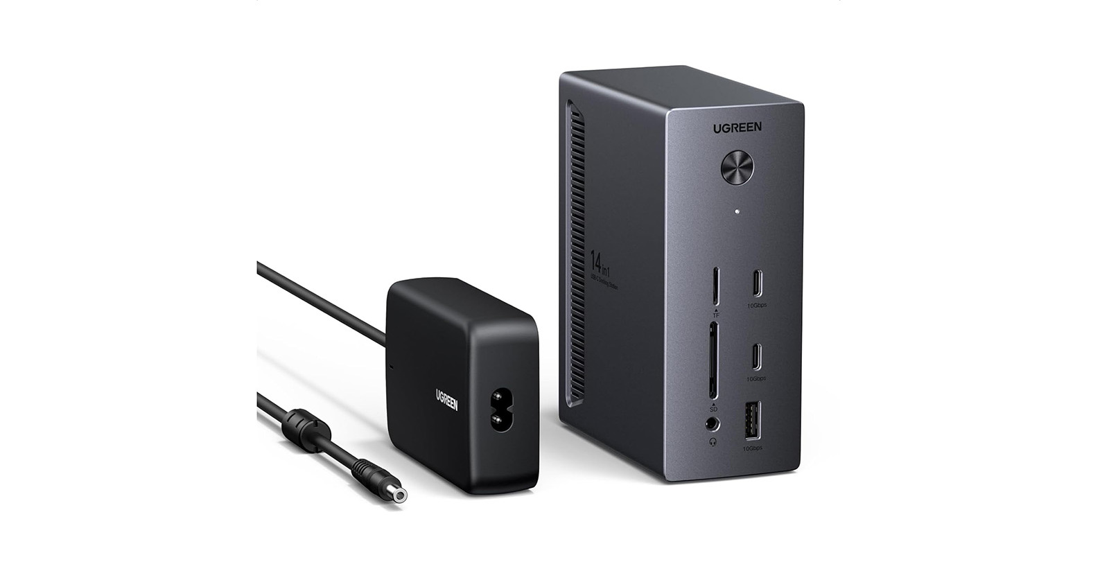 ノートPCの端子不足を14ポートで一気に解消する「UGREEN Revodok Pro 314 USB-C ドッキングステーション」が36％オフの1万3999円に