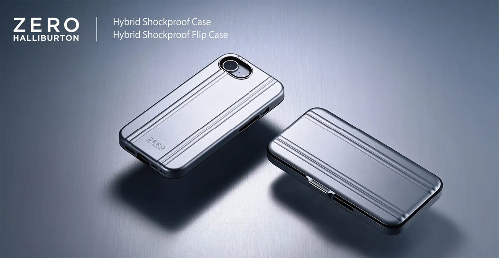 「ZERO HALLIBURTON」のiPhone 17e用ケース発売　背面型／手帳型の2モデル