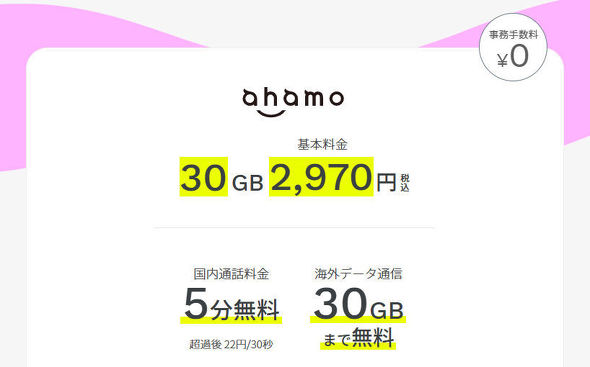 ahamo �ʐM�i��