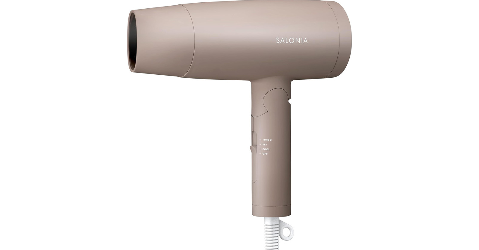 約470gの軽量で腕が疲れにくいヘアドライヤー「SALONIA スピーディーイオンドライヤー」が30％オフの4120円に