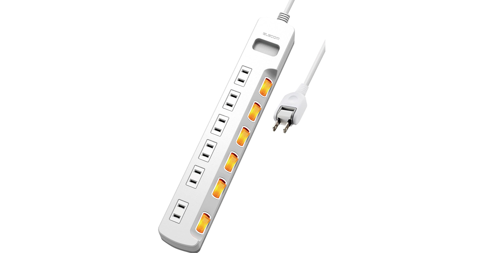 雷ガード機能、ほこりシャッター付き「エレコム 電源タップ T-K6A-2630WH」が11％オフの1690円に