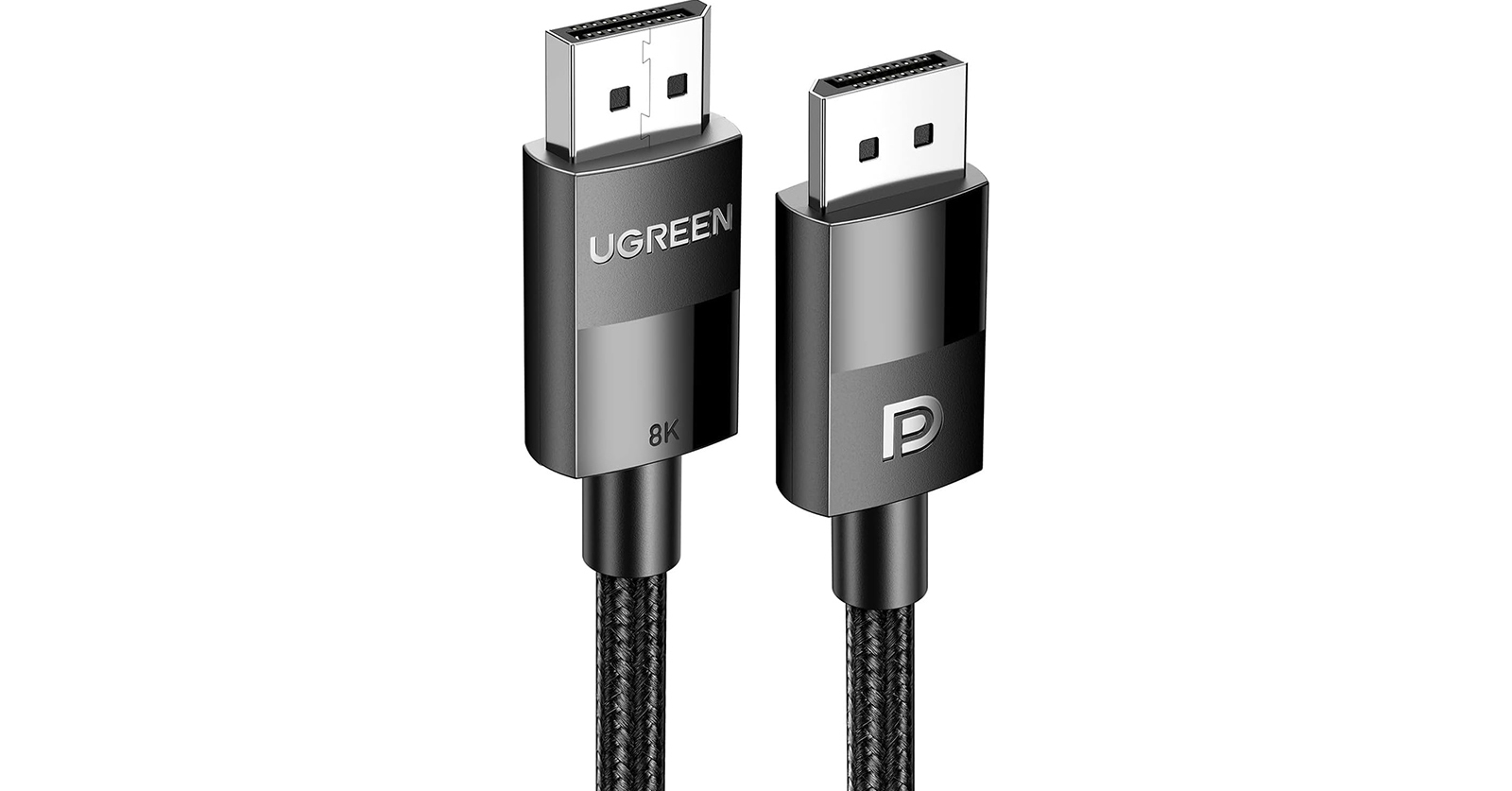 8K映像や4K／144Hzに対応する「UGREEN ゲーミング 8K Displayport ケーブル DP1.4規格」が35％オフの1104円に