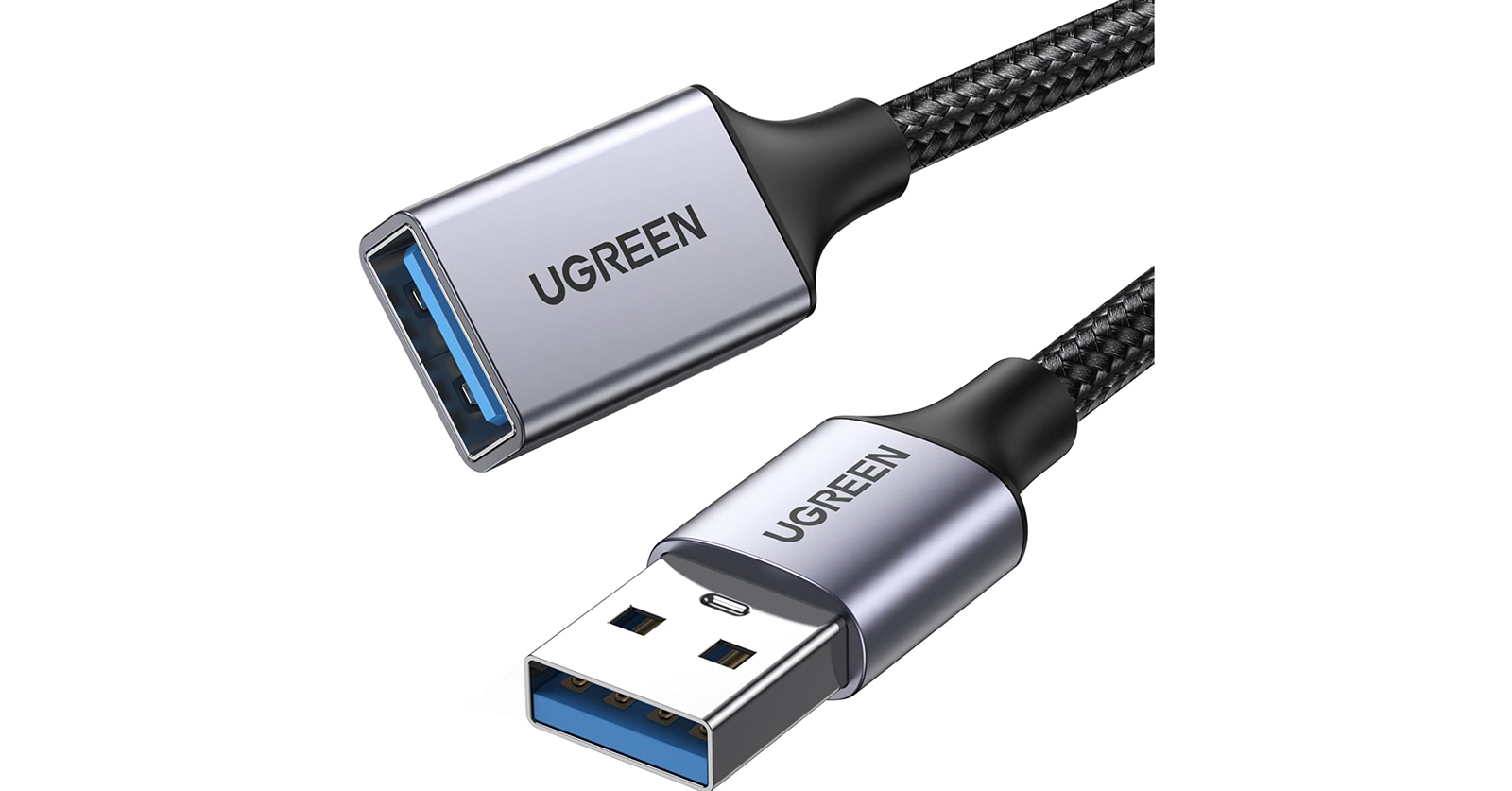 高耐久ナイロン編みで5Gbps伝送対応「UGREEN USB 延長ケーブル（0.5m）」が25％オフの748円に