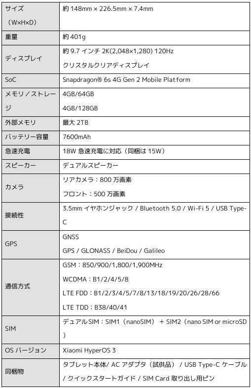 REDMI Pad 2 9.7 4G