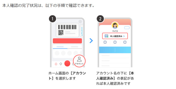 PayPay ���� �X�e�b�v �{�l�m�F
