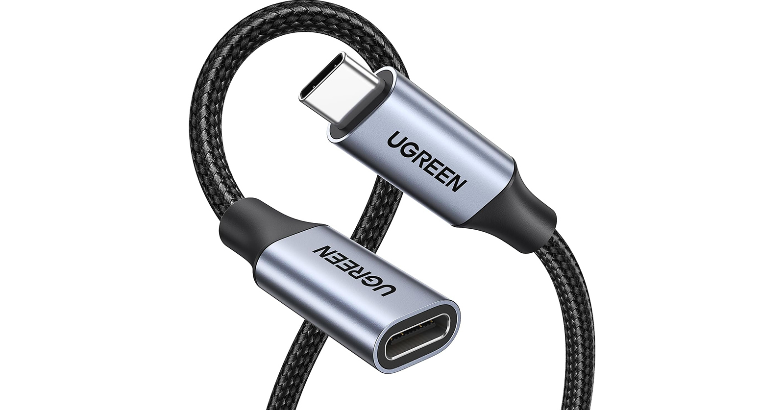 4K60Hz、100W出力対応で0.5m延長「UGREEN USB Type C 延長ケーブル」が32％オフの1420円に