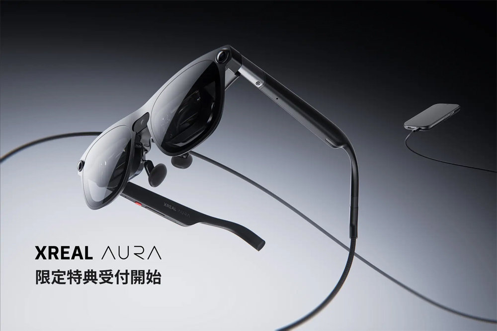 Android XR搭載のスマートグラス「XREAL AURA」今秋発売　Geminiにも対応してアプリも利用可能