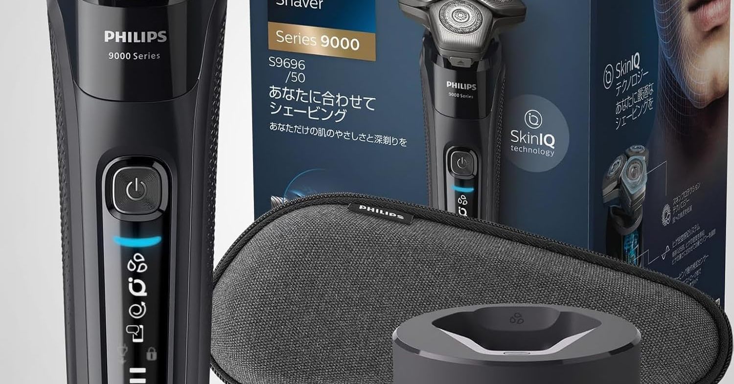 肌への負担を抑えて深剃りしたい人に適した「フィリップス 電動シェーバー S9696／50」が50％オフの2万980円に
