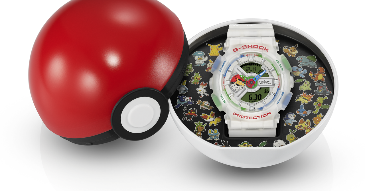 [ITmedia Mobile] カシオ、ポケモン30周年記念のG-SHOCK発売へ 初代「赤・緑・青」カラーに30匹のキャラクターが集結