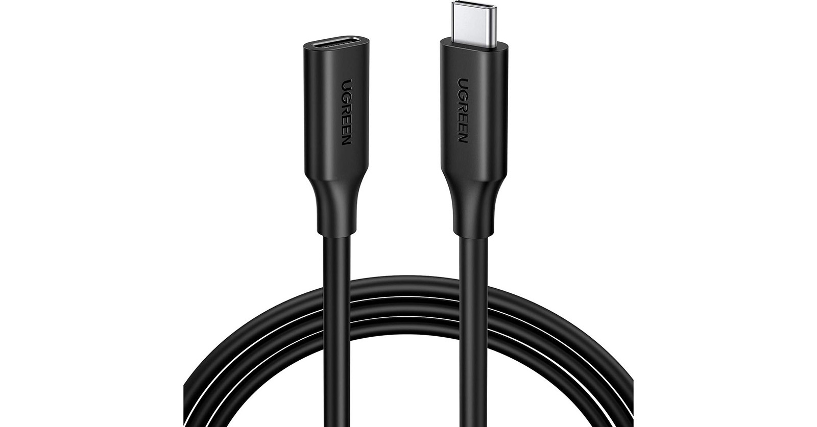 4K映像出力や100W給電に対応した「UGREEN USB Type C 延長ケーブル」が28％オフの1559円で販売中