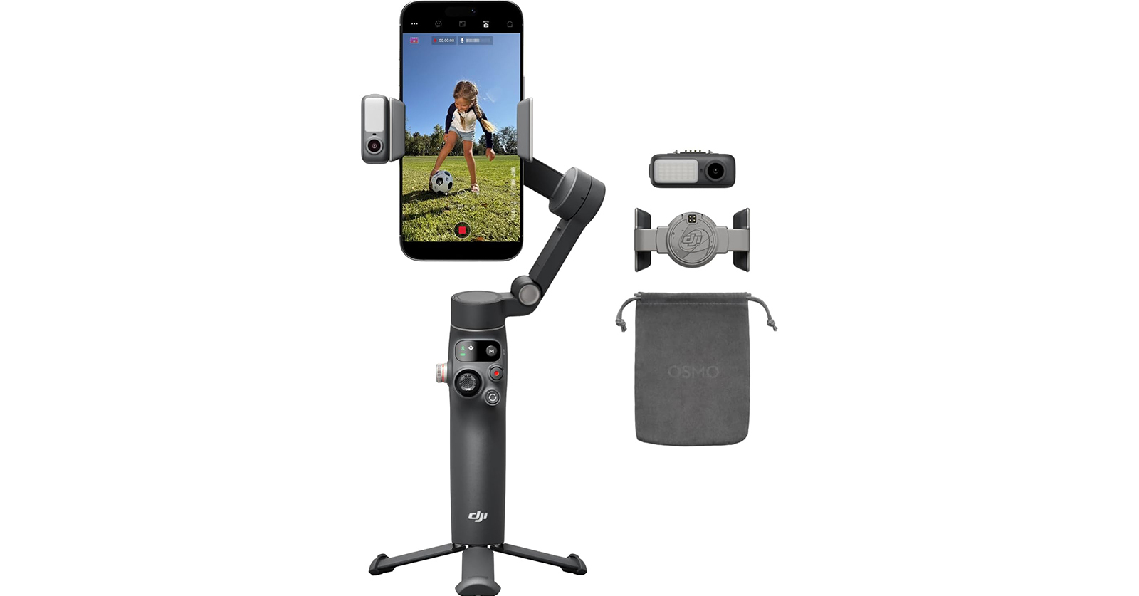 被写体を自動で追いかけて撮影を快適にする「DJI Osmo Mobile 8 アドバンストトラッキングコンボ」がセールで20％オフの1万4739円に