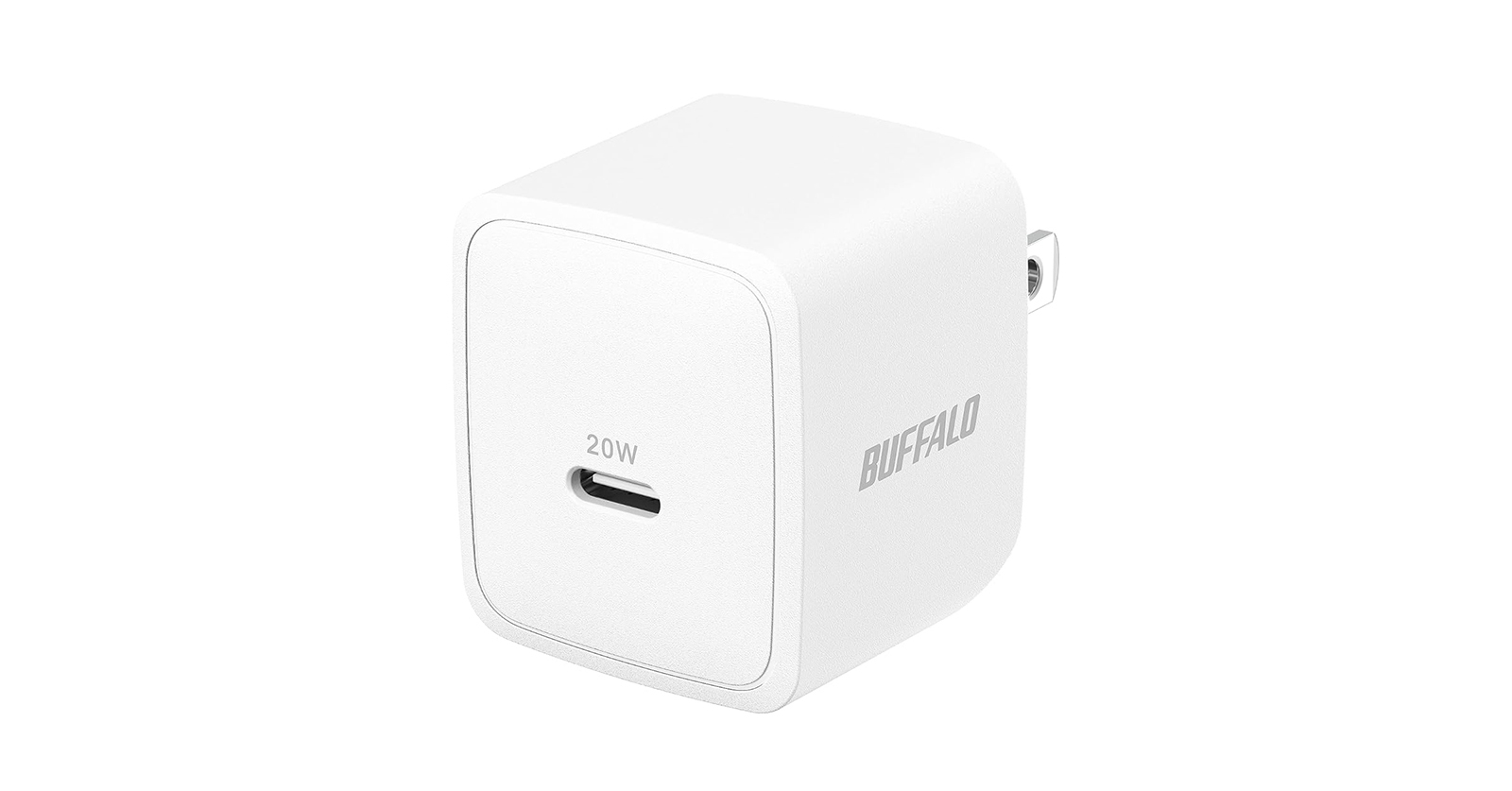 バッファロー20W USB PD充電器が10％オフ1150円、GaN採用でコンパクト