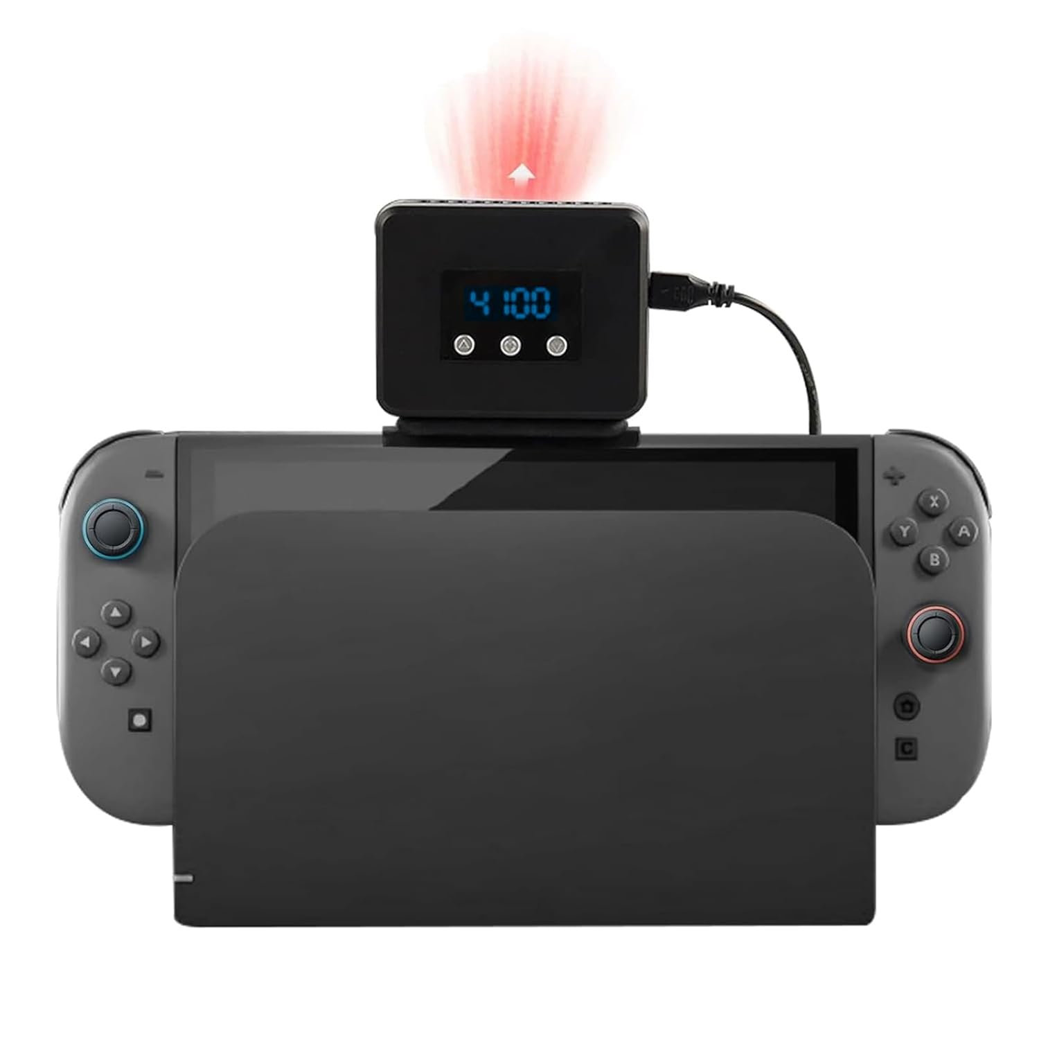 静音設計のNintendo Switch／Switch2用冷却ファン　4K出力時の熱対策に