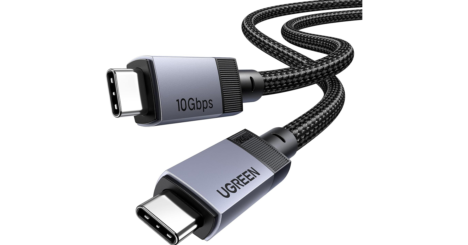 最大240W給電や10Gbps転送に対応する「UGREEN USB Cケーブル 240W」がセールで37％オフの1562円に