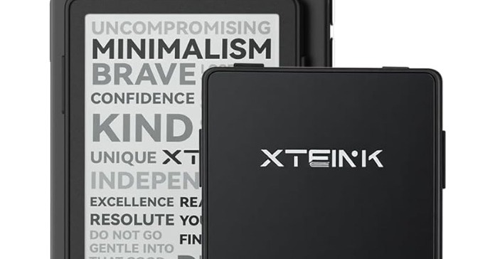 スマホ背面に装着できる3.7型E Ink電子ペーパー「XTEINK X3 電子書籍