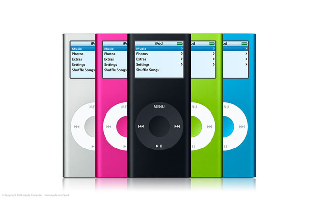 Apple、5色のnano、15グラムのshuffle、80GバイトiPodを発表