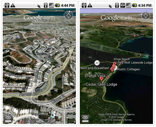  Google Earth for Android