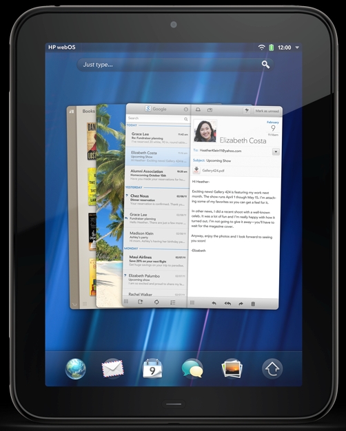 レア！HP TouchPad WebOS搭載 HP、PalmのwebOS搭載タブレット「HP TouchPad」を7月に発売 - ITmedia NEWS