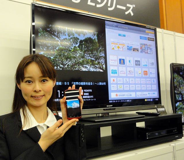 地デジの次は「ネット」 シャープ、テレビ向けネットサービス