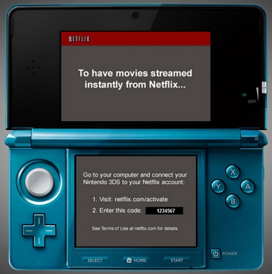 Netflix 3ds store