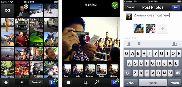 Facebook Instagram競合のiphoneアプリ Camera リリース Itmedia News