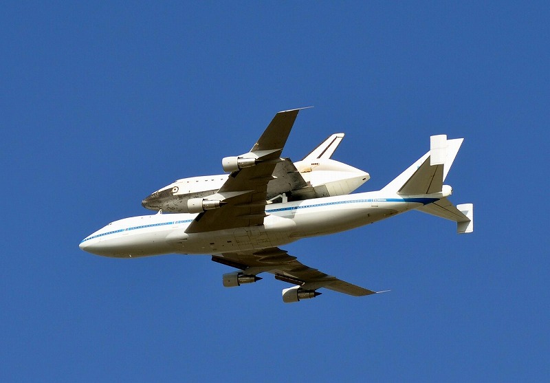 スペースシャトル「エンデバー」、ボーイング747に載ってアメリカ大陸横断：フォトリポート - ITmedia NEWS