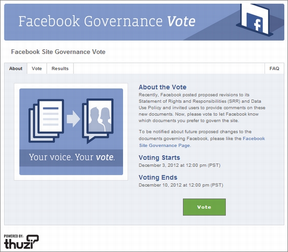  facebook vote