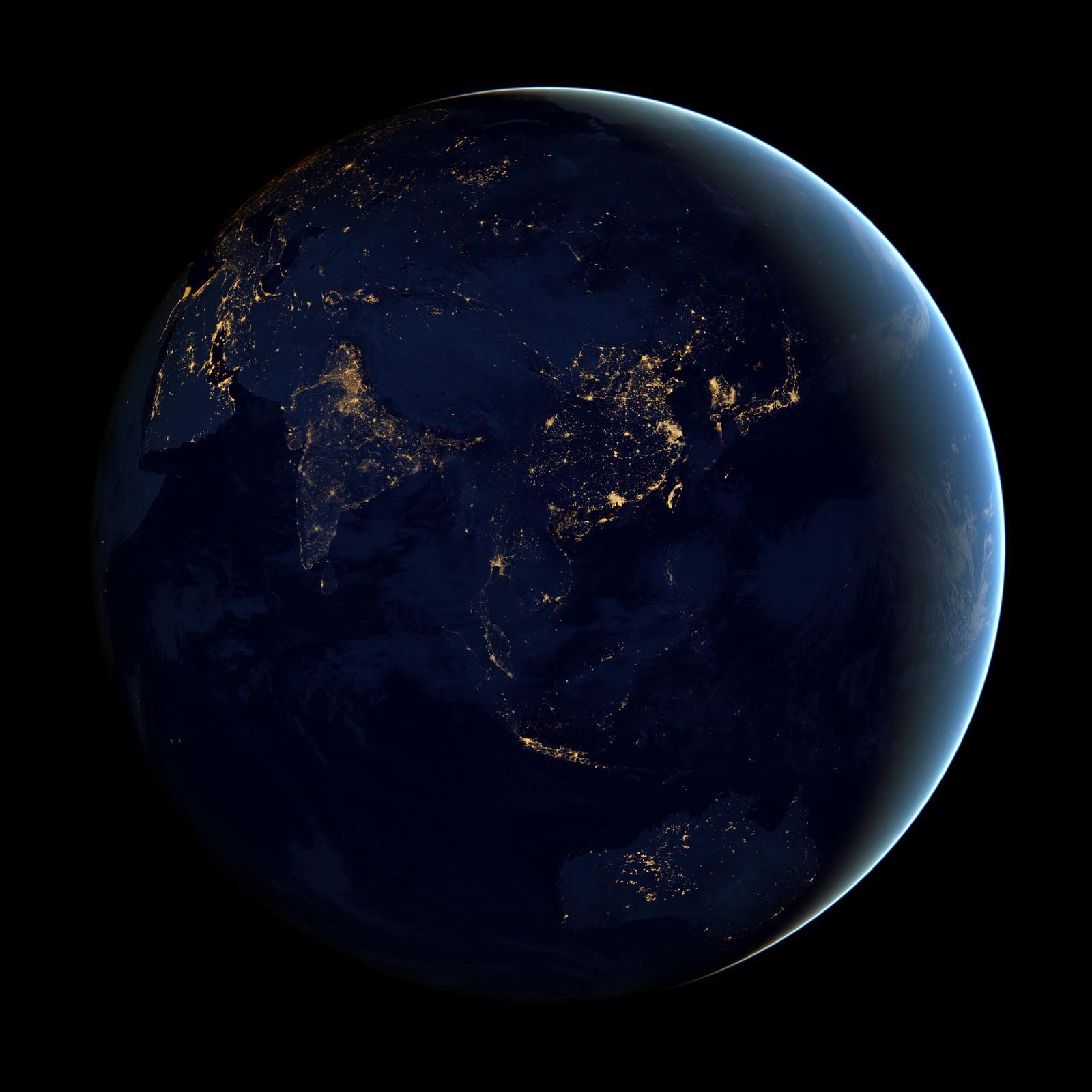 地上の星か 夜の地球をとらえた鮮明な写真 Nasaが公開 Itmedia News