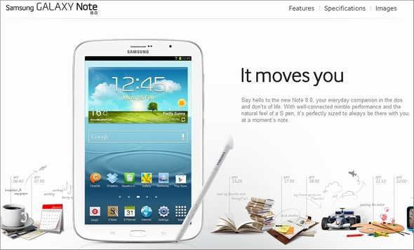 Samsung 通話もできる8インチタブレット Galaxy Note 8 0 を発表 Itmedia News