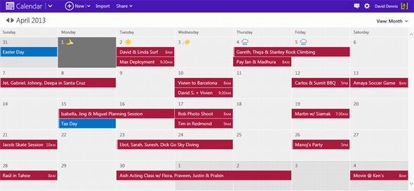 Microsoft Outlook Comのカレンダーを更新 Windows 8風デザインに Itmedia News
