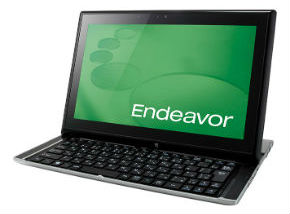 スライドするとタブレットになるノートPC「Endeavor NY10S」 - ITmedia NEWS