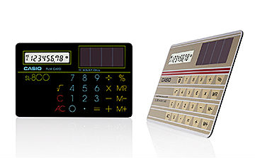 昭和レトロ品　国立科学博物館 未来技術遺産　1983 カシオ電卓　SL-800美術品/アンティーク