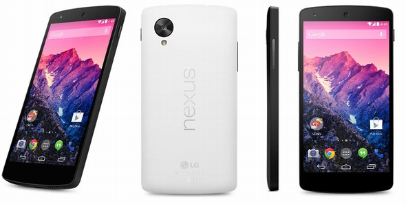 Googleの初KitKat搭載端末「Nexus 5」はLG電子製で5インチ2.26GHz ...