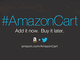 商品ツイートへのリプライで買い物できる「#AmazonCart」