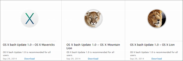 Apple Bash 脆弱性対応のos Xアップデートをリリース Itmedia News