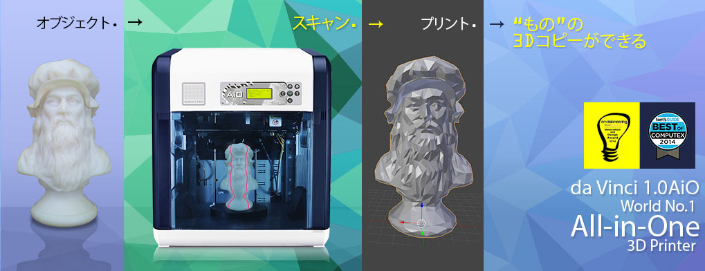 自宅で3Dスキャンから出力まで可能に 世界初「3Dプリンタ複合機」12万円で発売 - ITmedia NEWS