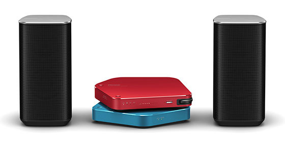 Pioneer Stellanova ステラノヴァ ワイヤレスDACアンプセット（Red&Black） APS-DA101JR/APS-WF02JBK[ハイレゾ対応/スマホ・PC音再生/Youtube再生]