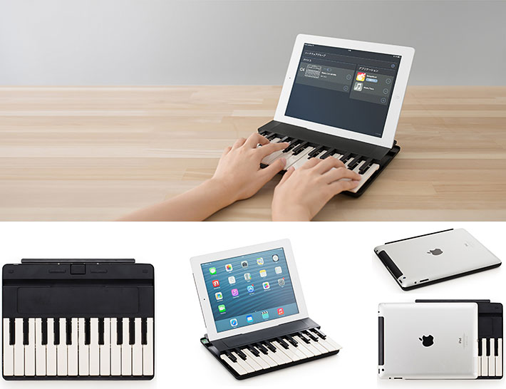 iPadカバーが音楽鍵盤に変身する「C.24」、国内先行発売 - ITmedia NEWS