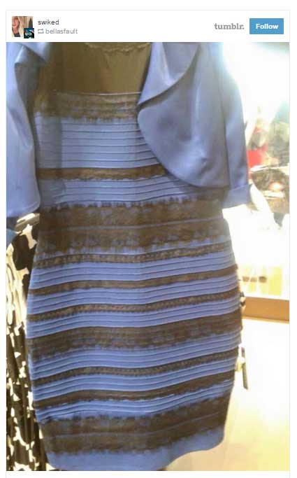 白と金 いや青と黒だ あなたはどっちに見える 1枚の写真をめぐりネットで激論 Itmedia News