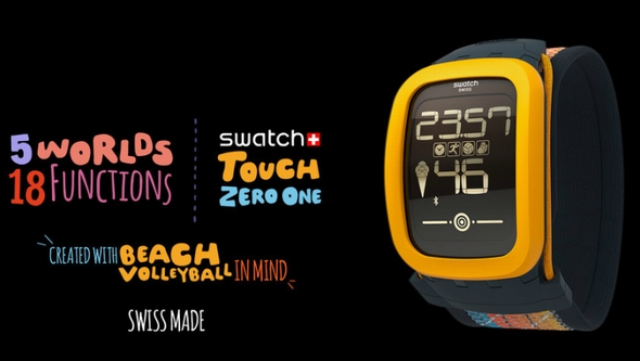 Swatchのうわさのスマートウォッチはビーチバレー専用の Touch Zero One Itmedia News