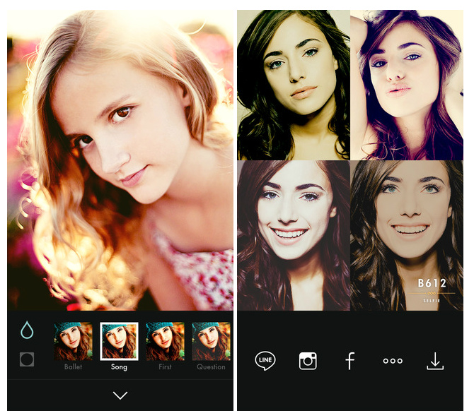 自撮り専用アプリ「B612」世界5000万ダウンロード突破 アジア、中南米